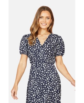 Women's Spot Midi Tea Dress