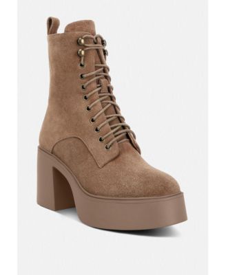 Carmac Womens High Ankle Platform Boots