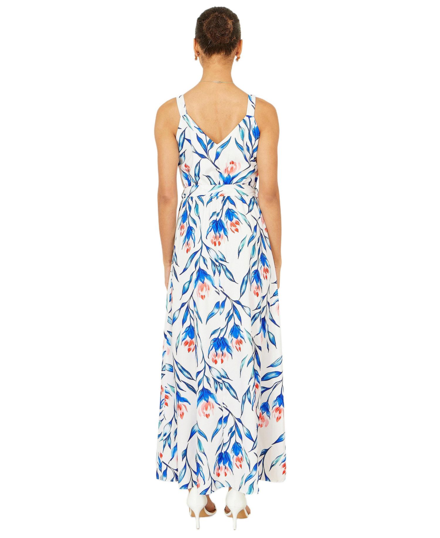 Women's Floral Print Maxi Sun Dress
