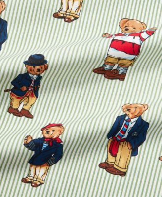 Teddy Bear Stripe 4-Pc. Sheet Set, Queen