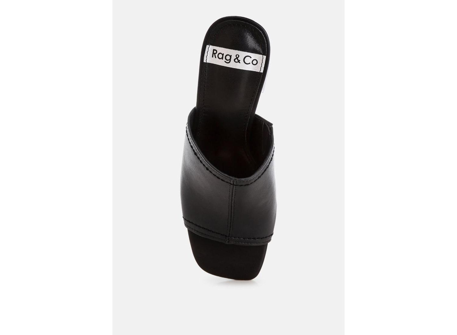 Rag and Co Womens Wuling Slip-On Soft Leather Heels