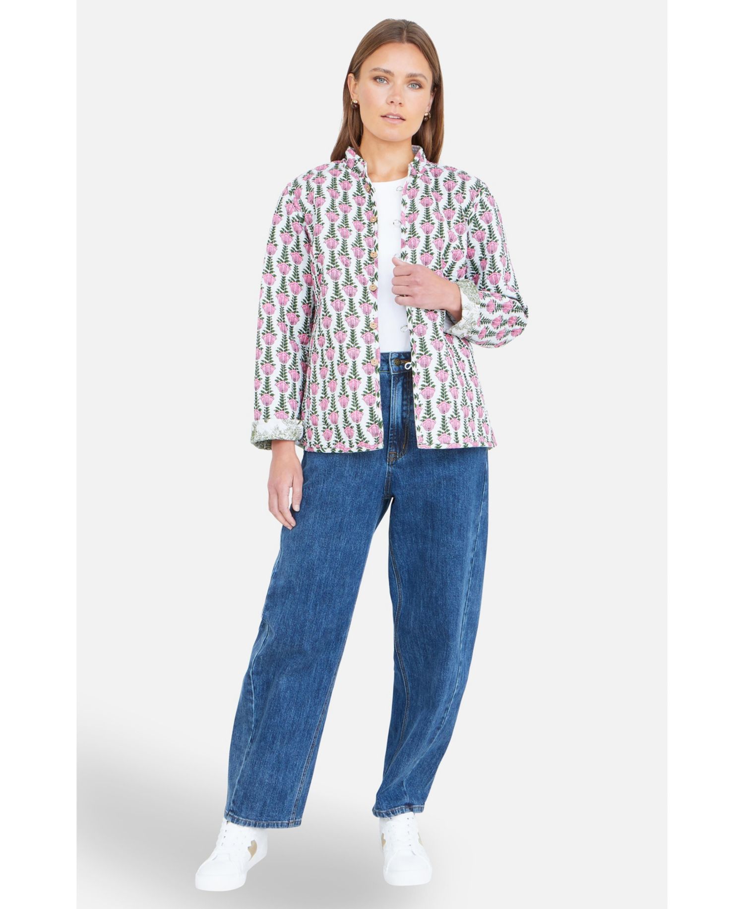 Women's Reversible Cotton Quilted Jacket