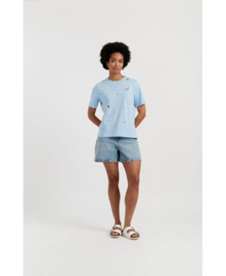 Women's Cotton Snoopy Fruit T-Shirt