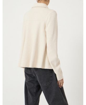 Women's Button A-Line Polo Top