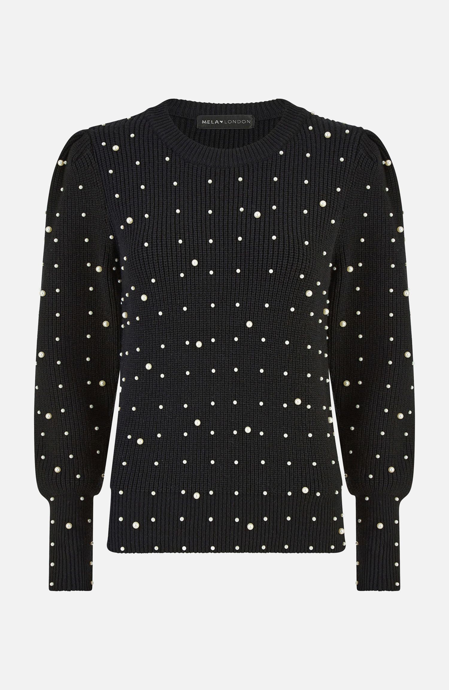 Women's All Over Bead Knitted Jumper