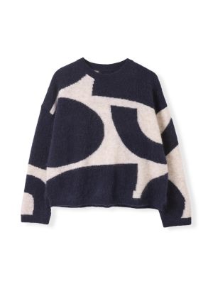 Women's Abstract Geo Sweater