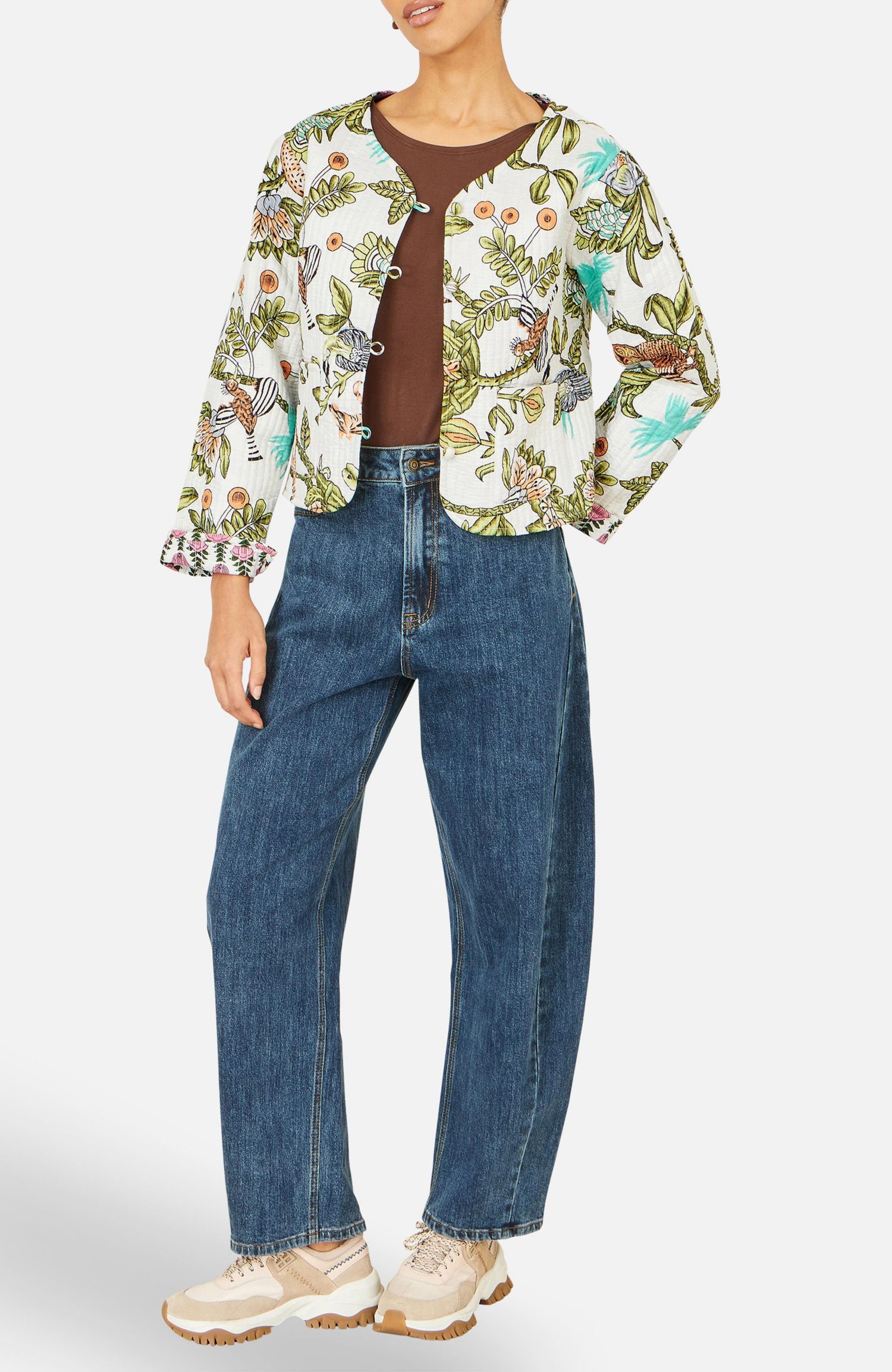 Women's Print Reversible Cotton Jacket