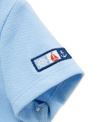 Baby Boys' Sailboat Printed Shortall and Polo Shirt, 2-Piece Set