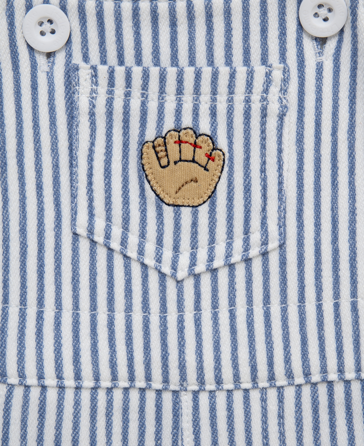 Little Me Baby Boys' Baseball Printed Shortall and Short-Sleeve T-Shirt, 2-Piece Set