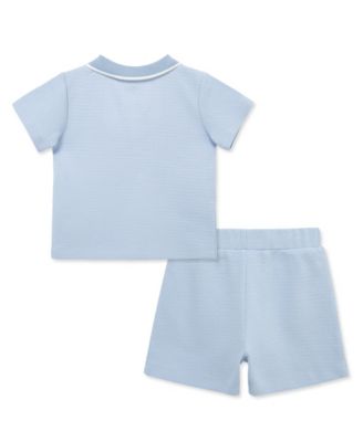 Baby Boys' Short-Sleeve Polo Shirt and Shorts, 2-Piece Set