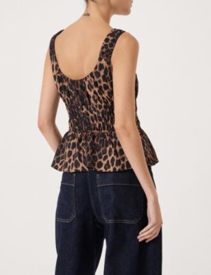 Women's Air Flow Gathered Straps Top