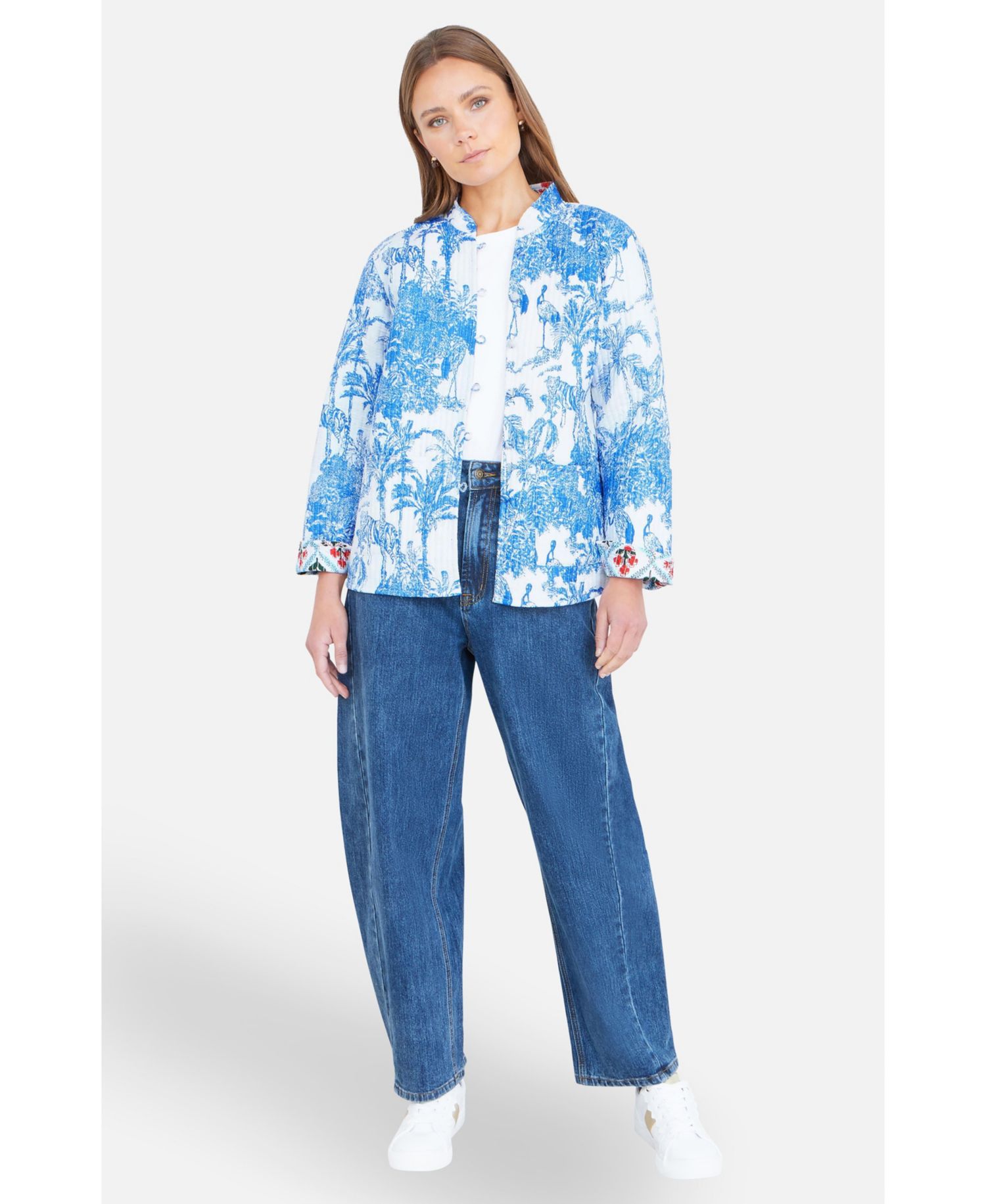 Women's Palm Reversible Cotton Quilted Jacket