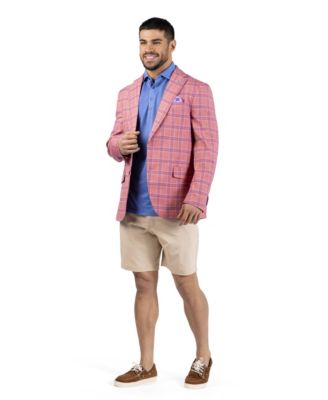 Men's Melange Shadow Plaid Sport Coat