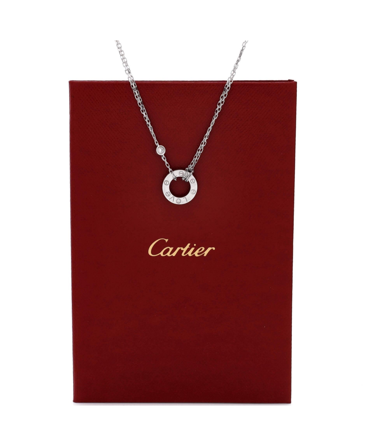 Pre-Owned Cartier Diamonds Love Pendant Necklace