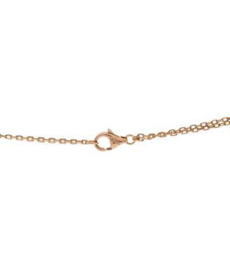 2 Diamonds Love Pendant Necklace