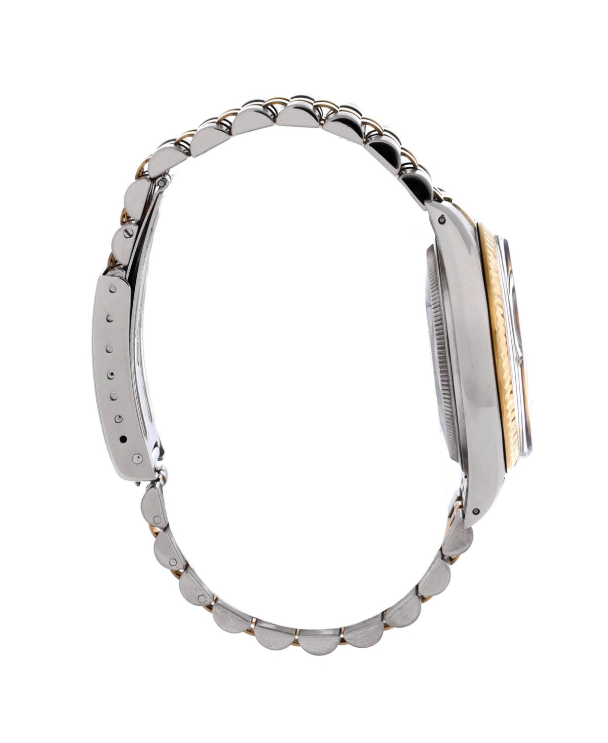 Pre-Owned Rolex Oyster Perpetual Datejust Automatic Watch in Stainless Steel and Gold with Diamond Markers 36mm