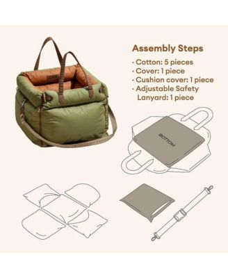 Funny Fuzzy Urban Voyager Dog Car Booster Standard