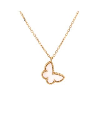 Sweet Alhambra Butterfly Pendant Necklace