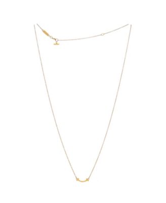 T Smile Pendant Necklace