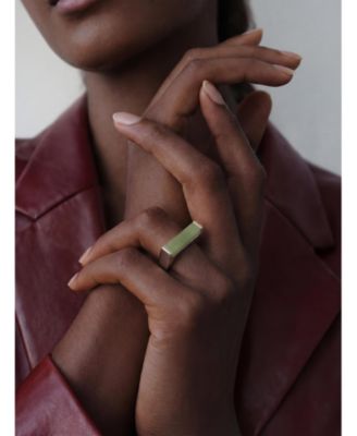 Year of the Horse — Jade Stone Saddle Ring