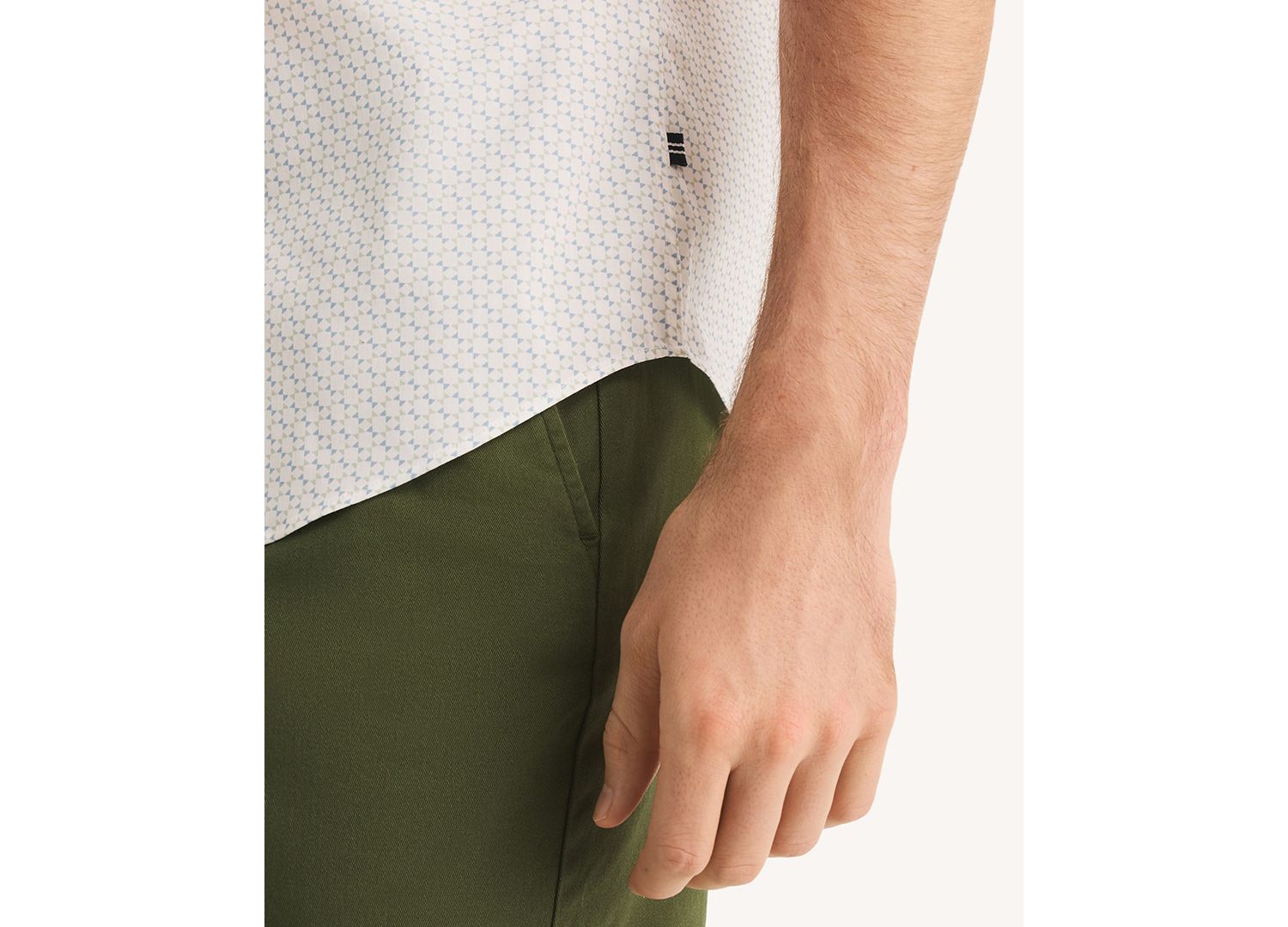 Men's Short-Sleeve All-Over Print Classic-Fit Shirt