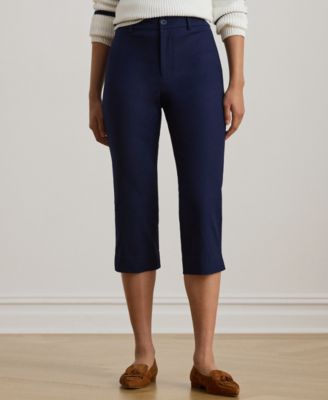 Petite Cropped Capri Pants