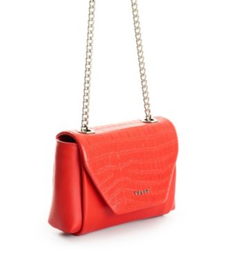  Women'sLeather Crossbody Bag with Chain