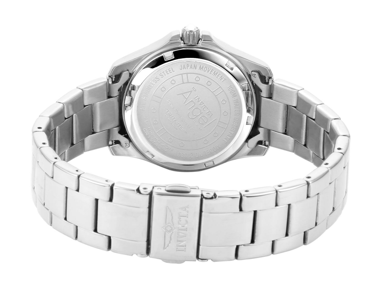 Мужские часы Invicta 21383 Angel Quartz 3 Hand Dial, цвет: Нержавеющая сталь — фото 3