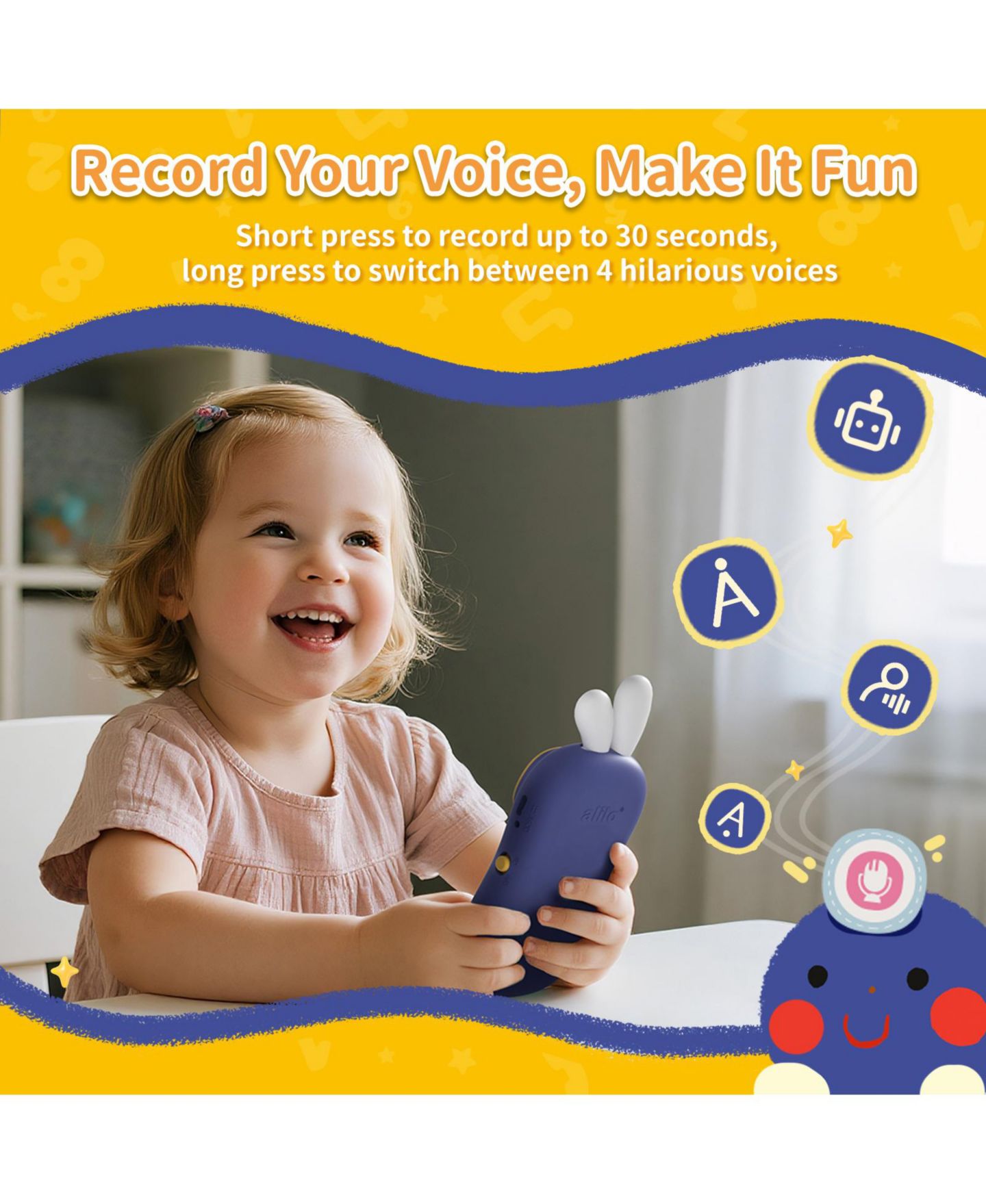 Детская игрушка Alilo Interactive My First Mobile Phone, Ages 0+ — фото 3