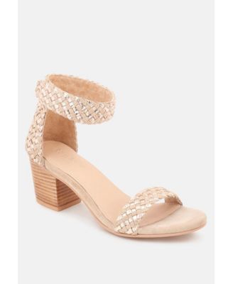 Womens Carla Stacked Heel Sandal