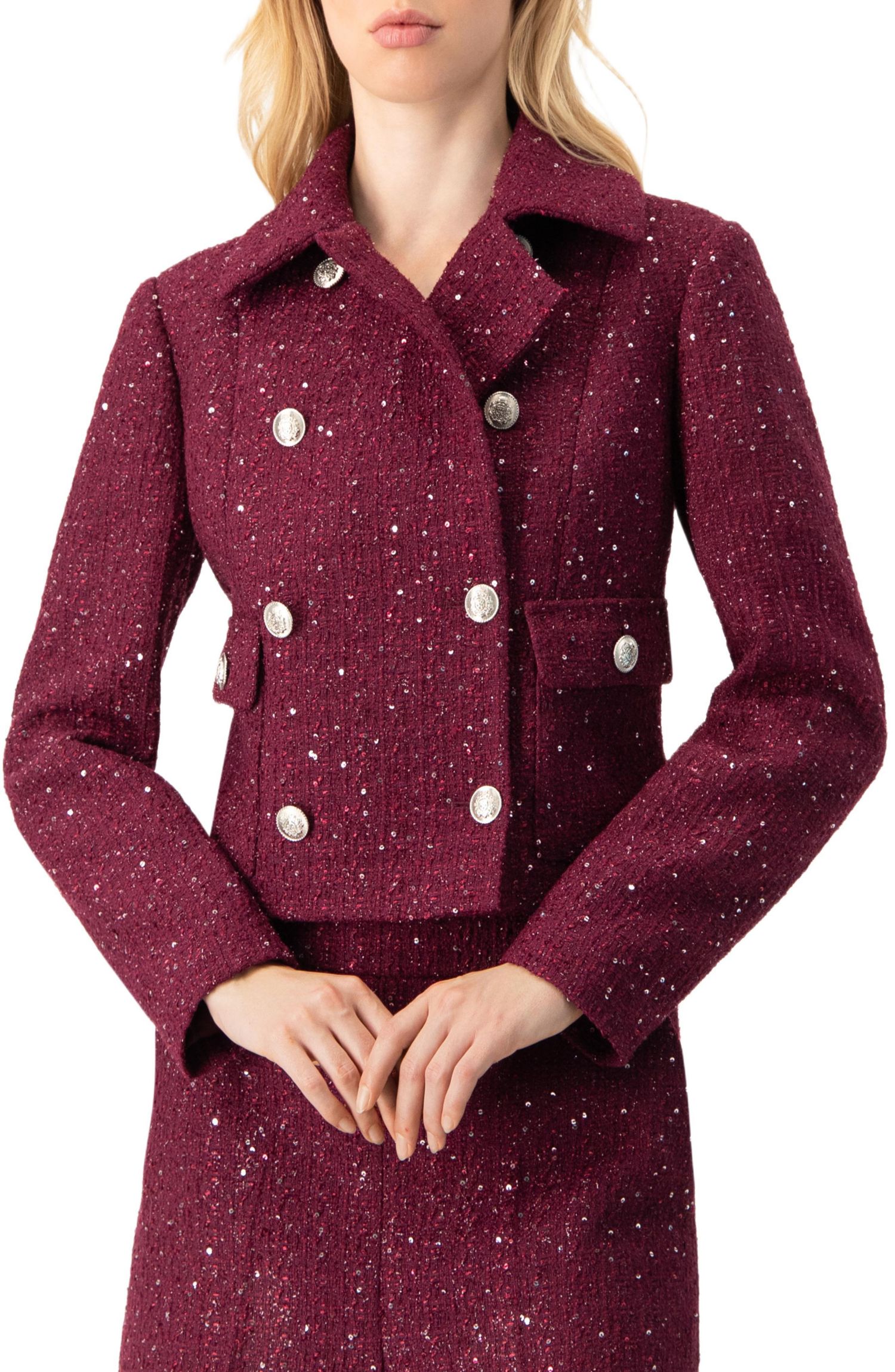 Women's Double-Breasted Short Jacket