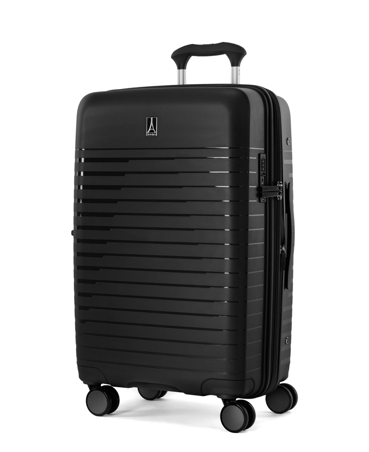Чемоданы Travelpro Optima Medium Check-In Expandable Spinner and Packing Cubes, цвет: Чёрный — фото 5