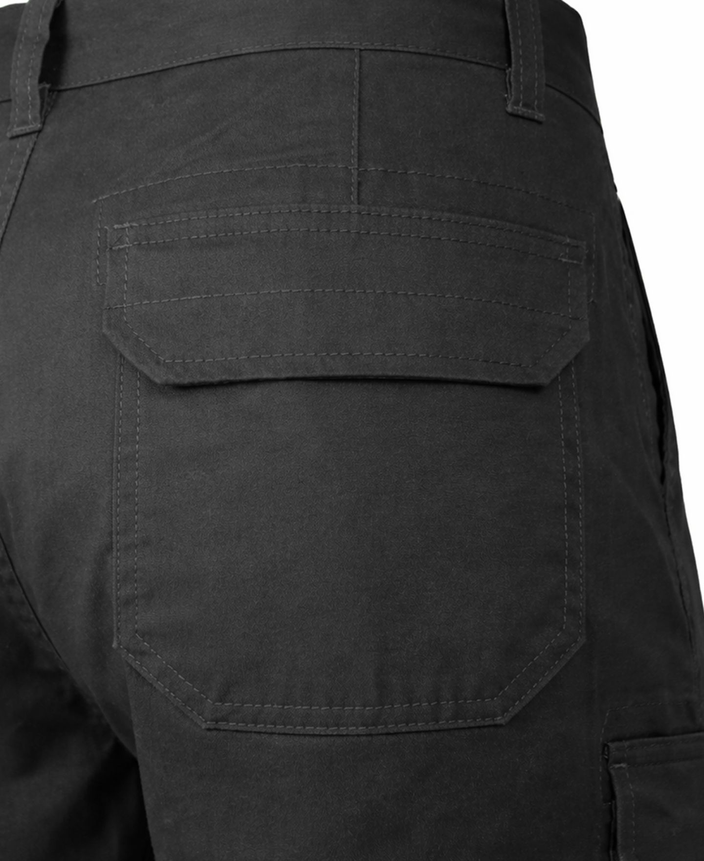 Мужские шорты Blu Rock Cotton Flex-Stretch Cargo Shorts-5 Pack, цвет: Чёрный — фото 4