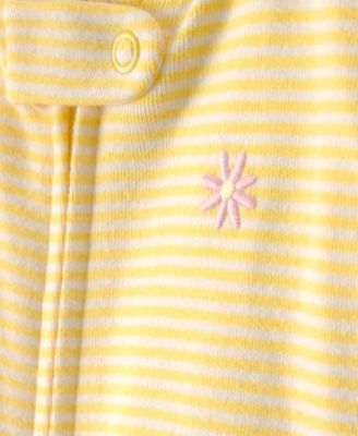 Baby Girls' Long-Sleeve One-Piece Pajama Set, 2-Pack