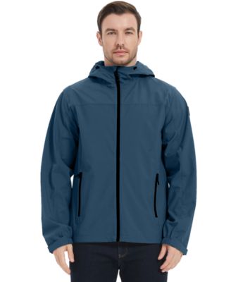 Men's All-Season Lightweight Stretch Hooded Rain Jacket