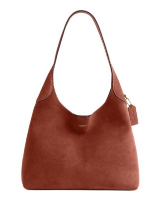 Brooklyn Large Suede Shoulder Bag 34