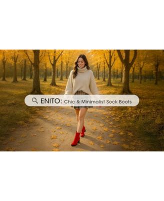 Womens Enito Microfiber Sock Boots