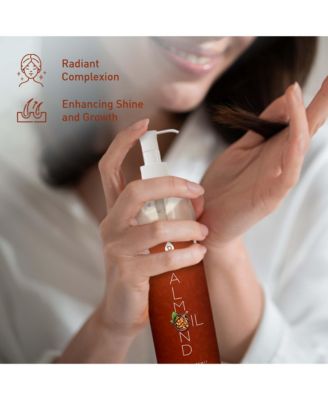 The Ultimate Hair & Skin Restoration Bundle: LED Therapy Brush, Castor Oil, Sweet Almond Oil, & Fractionated Coconut Oil