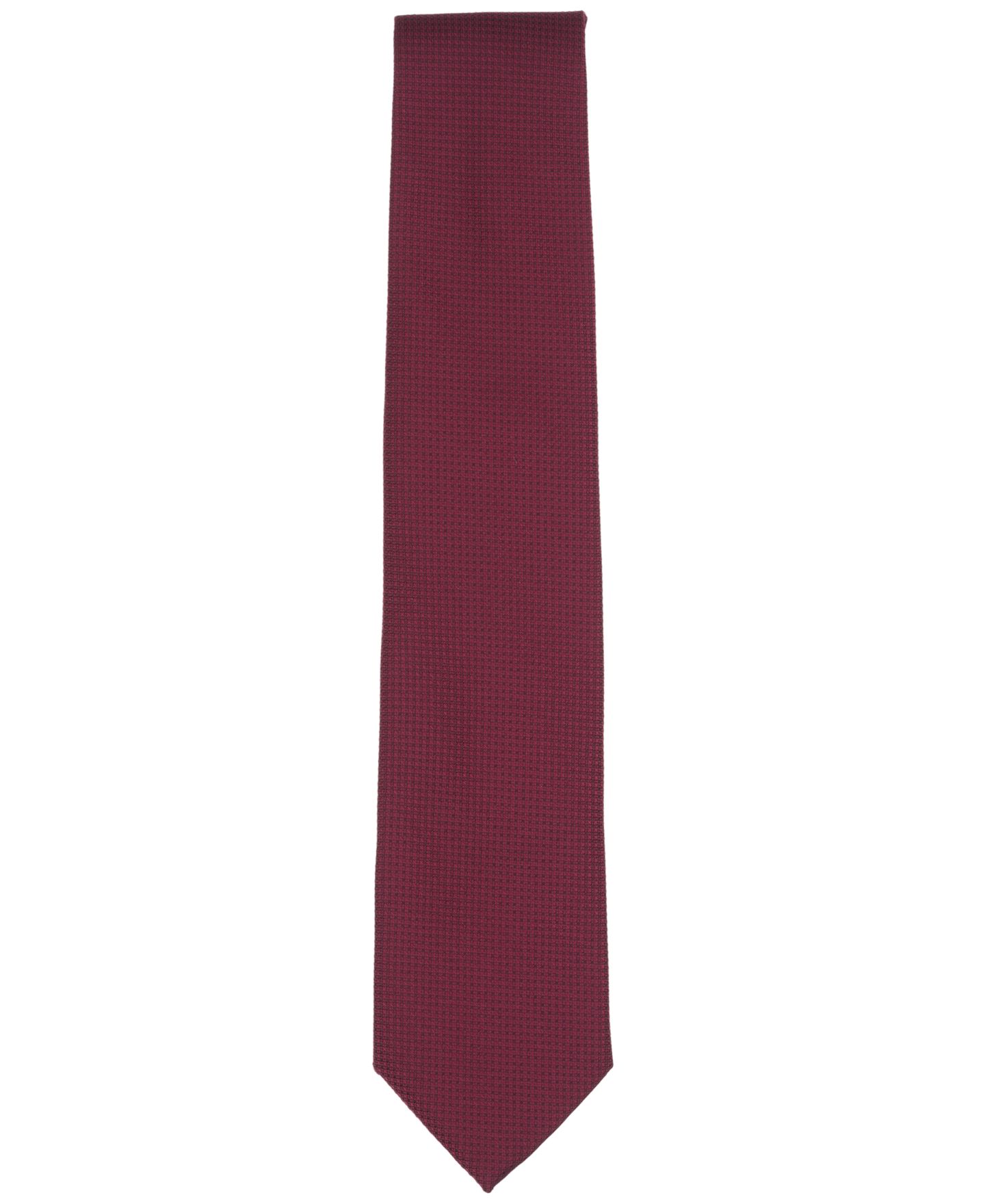 Мужской галстук Michael Kors Eden Solid Tie, цвет: Бордовый — фото 2