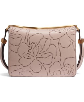 Jericho Floral Perforated Medium Shoulder Bag