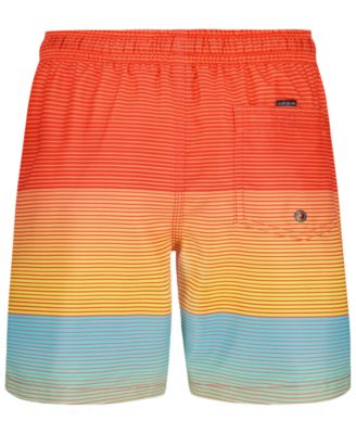 Boys' 8-20 Everyday Mix Stripe Swim Board Shorts