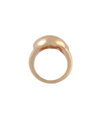 Gold Tone Knotted Cocktail Ring