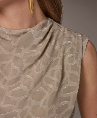 Petite Mock Neck Top