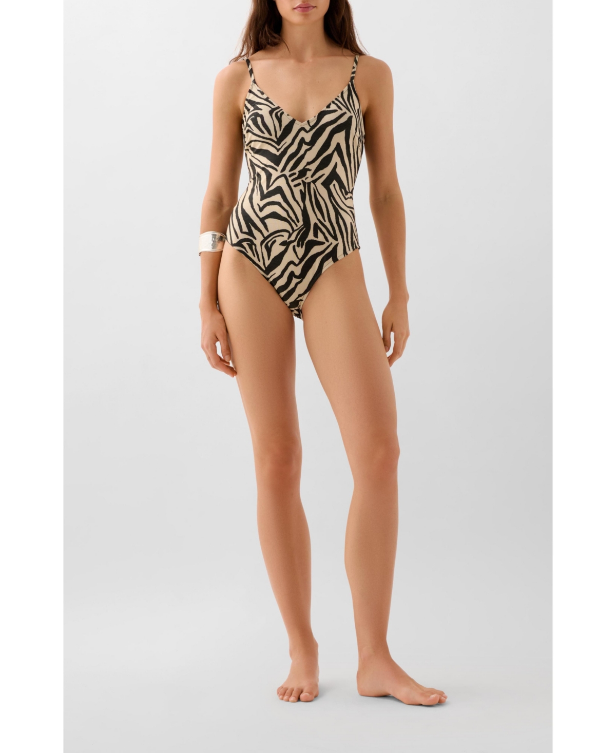 Scalpers Women's Zebra Swimsuit