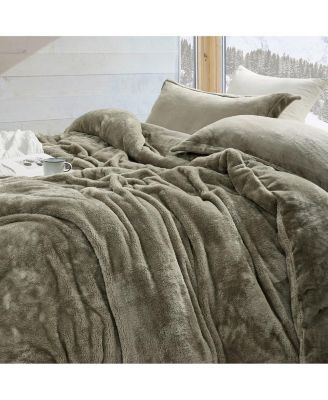 Bae, She Thick - Coma Inducer Oversized Comforter with Cover -Sage