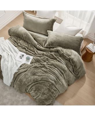 Bae, She Thick - Coma Inducer Oversized Comforter with Cover -Sage