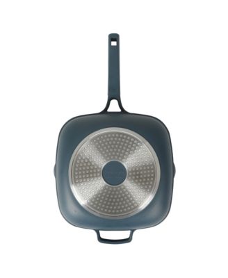 Northvale 5.3 Qt Ceramic Nonstick Saute Pan with Lid & Steamer Basket, Cast Aluminum, Induction Ready Base, Soft Touch Handle