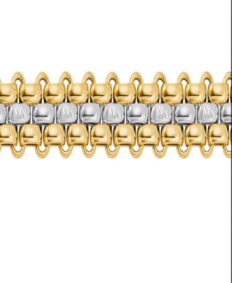 Two-Tone Link Bracelet