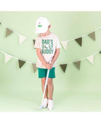 Boys Golf Tee Front Flag Patch Baseball Hat