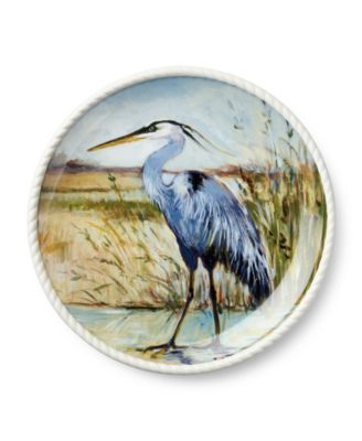 Coastal Birds Dinner Plates, Set of 4